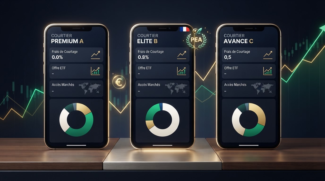 Meilleur courtier PEA 2026 : comparatif XTB, Saxo, Trade Republic